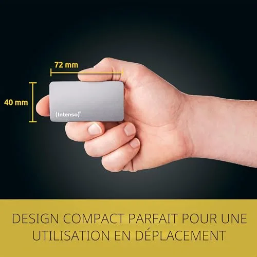 Disque SSD externe Intenso TX800 500 Go - vue 3