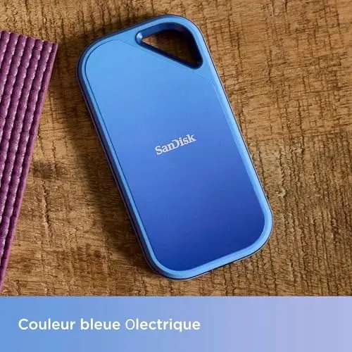 Disque SSD externe SanDisk Creator Pro 1 To Bleu - vue 5