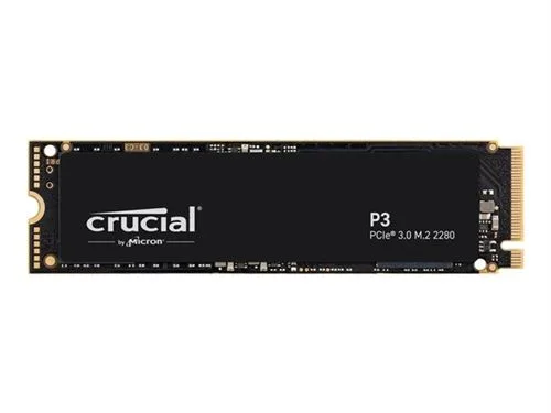 Disque SSD interne Crucial P3 M.2 NVMe 500 Go - 135.99 EUR et comparatif