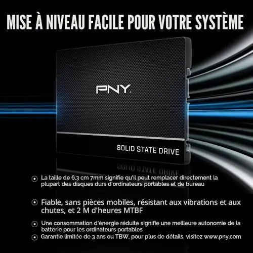 Disque SSD interne PNY CS900 2 To - vue 5