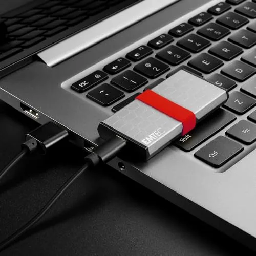 EMTEC X205 Mini SSD 256 Go Externe USB-C - vue 4