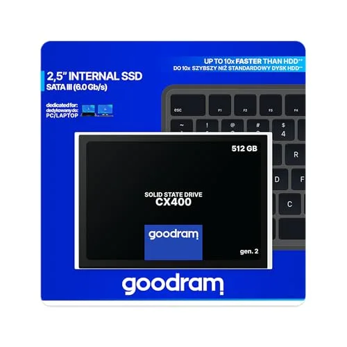 Goodram CX400 Gen 2 512 Go SSD - vue 5