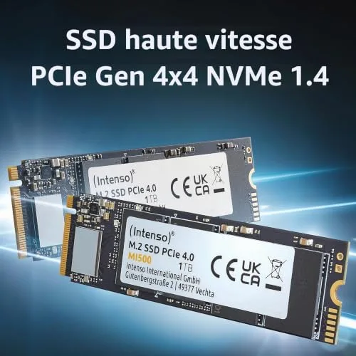 Intenso MI500 SSD 500 Go PCIe 4.0 - vue 2