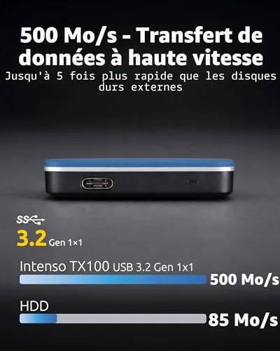 Intenso TX100 2TB SSD - vue 2