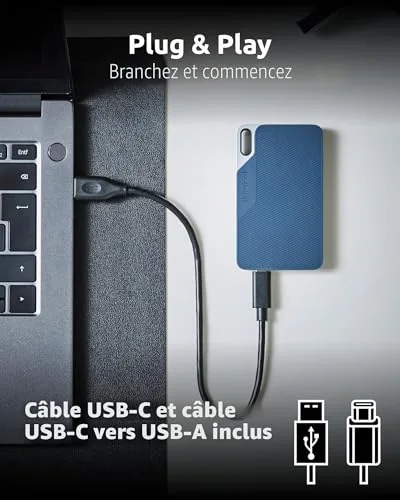 Intenso TX100 500 Go SSD Externe - vue 7