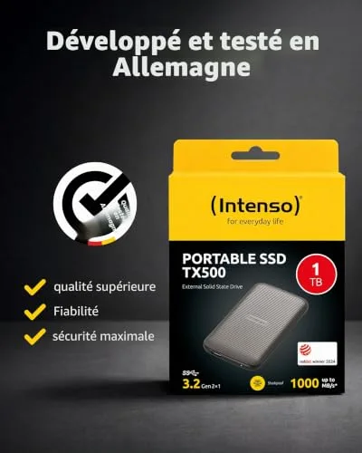 Intenso TX500 1 To SSD Externe - vue 8