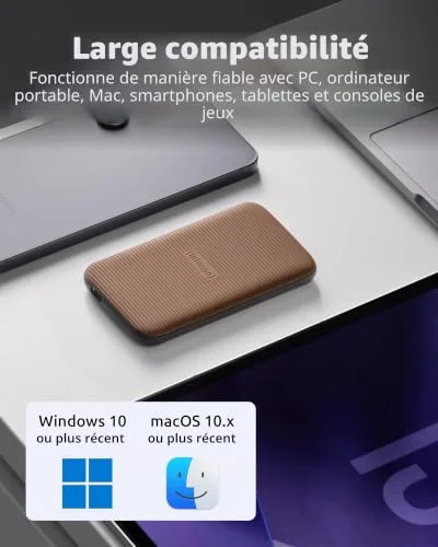 Intenso TX500 500 Go SSD Externe - vue 5