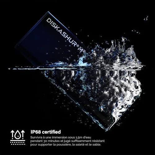 iStorage diskAshur M² 500 Go SSD chiffré - vue 4