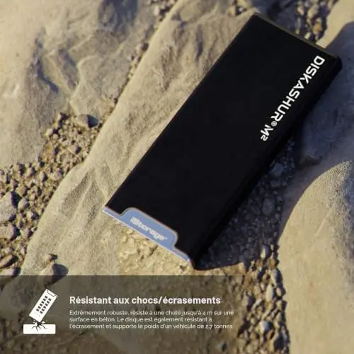 iStorage diskAshur M² 500 Go SSD chiffré - vue 6