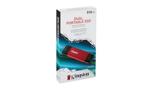 Kingston Dual USB-A/C 512GB SSD - vue 5