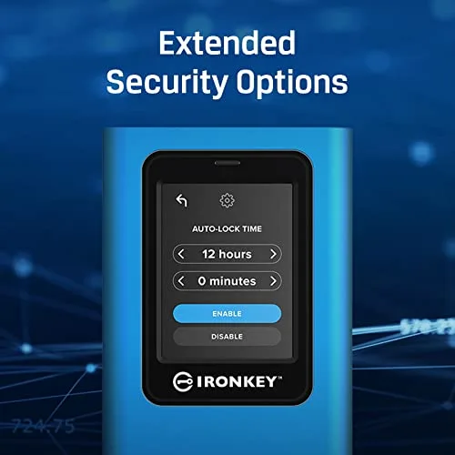 Kingston IronKey Vault Privacy 80 1920 Go - vue 7