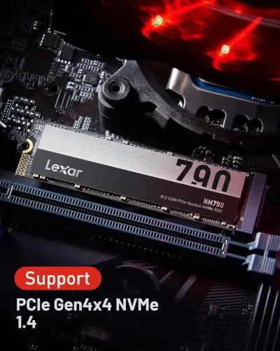 Lexar NM790 4 To SSD - vue 3