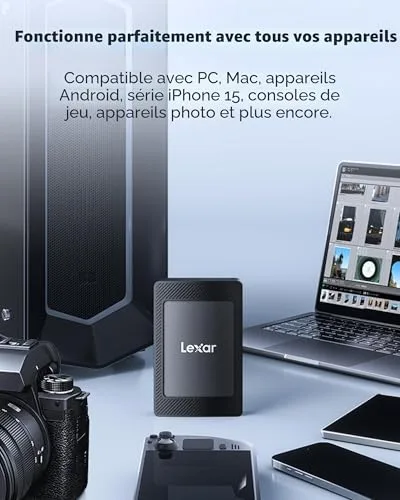 Lexar SL500 SSD Externe 1 To - vue 5