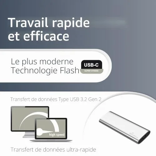 MediaRange MR1100 SSD Externe 120 Go - vue 3
