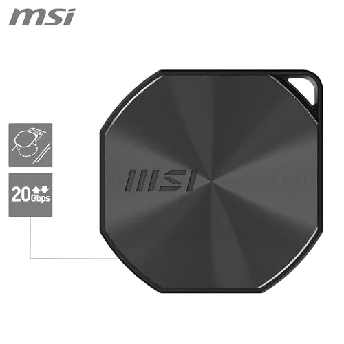 MSI DATAMAG 20Gbps 2TB SSD Externe - vue 2
