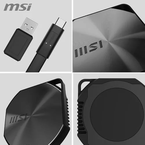 MSI DATAMAG 20Gbps 2TB SSD Externe - vue 6