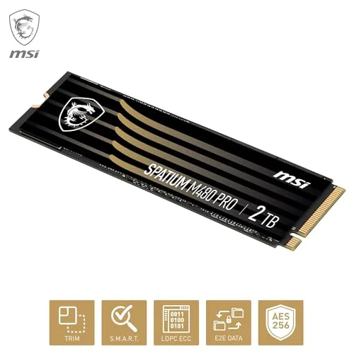 MSI SPATIUM M480 PRO 2 To SSD - vue 6