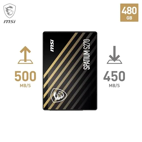 MSI SPATIUM S270 480GB SATA - vue 2