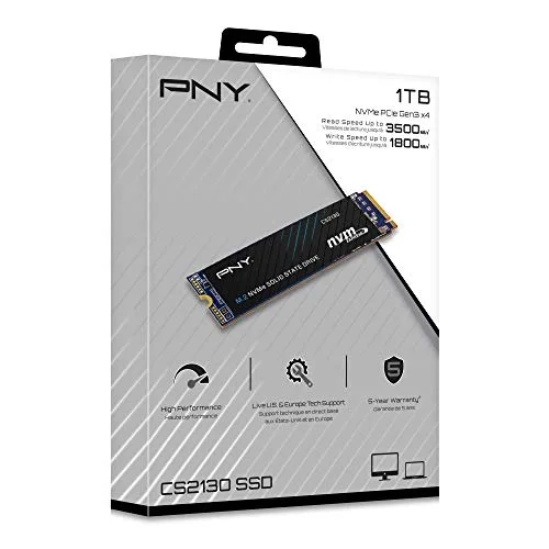 PNY CS2130 1 To SSD M.2 NVMe - vue 6