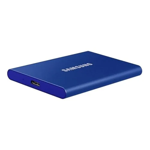 Samsung T7 SSD 2 To Bleu - vue 2