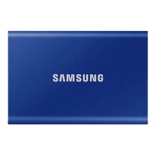 Samsung T7 SSD 2 To Bleu - vue 3