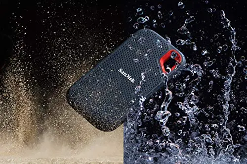 SanDisk Extreme Portable SSD 1 To Noir - vue 2