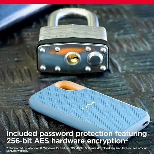 SanDisk Extreme Portable V2 2 To - vue 7