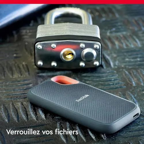 SanDisk Extreme Portable V2 4 To - vue 5