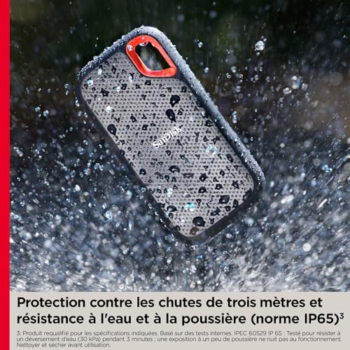 SanDisk Extreme Portable V2 4 To - vue 6