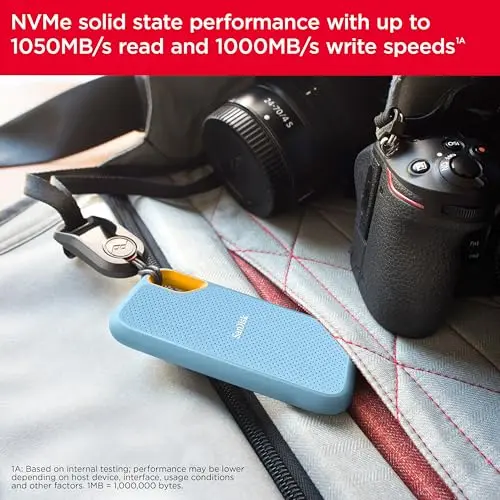 SanDisk Extreme Portable V2 4 To - vue 5