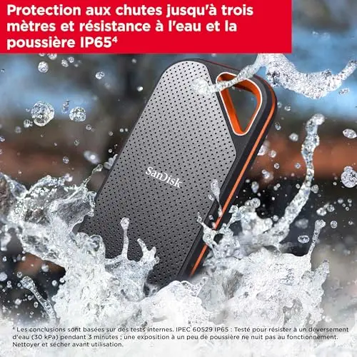 SanDisk Extreme PRO V2 SSD 4 To - vue 6