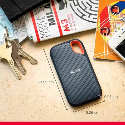 SanDisk Extreme SSD 8 To Externe - vue 4