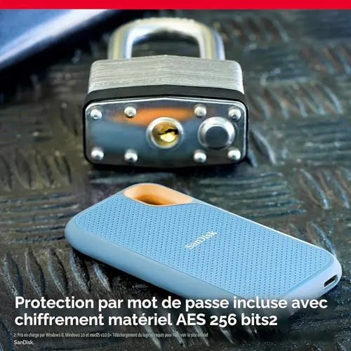SanDisk Extreme SSD Externe 1 To - vue 7