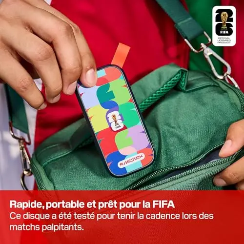 SanDisk FIFA World Cup 2026 SSD 1 To - vue 4