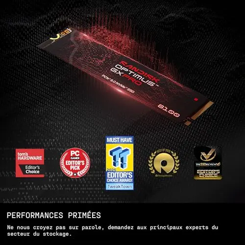 SanDisk Optimus GX PRO 8100 1 To - vue 2