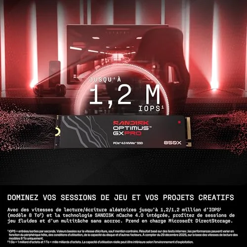 SanDisk Optimus GX PRO 850X 1 To - vue 2