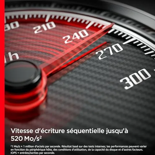 SanDisk Ultra 3D SSD 1 To - vue 3