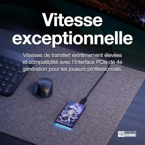 Seagate STMU1000402 SSD 1TB Genshin Impact - vue 5