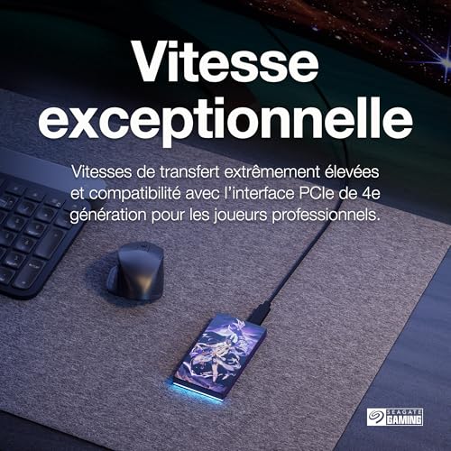 Seagate STMU1000402 SSD 1TB Genshin Impact - vue 5