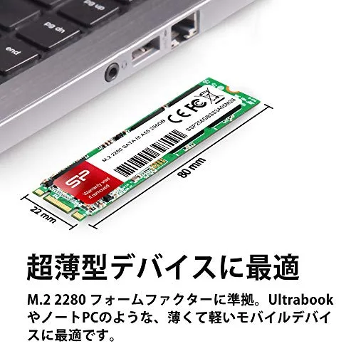 Silicon Power A55 128 Go M.2 SATA - vue 5