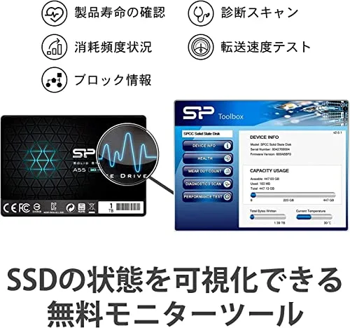 Silicon Power A55 4 To SSD SATA - vue 5