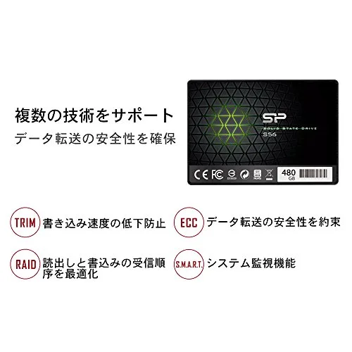 Silicon Power Slim S56 480 Go SATA III - vue 6