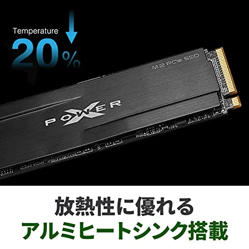 Silicon Power XD80 1 To SSD M.2 NVMe - vue 4