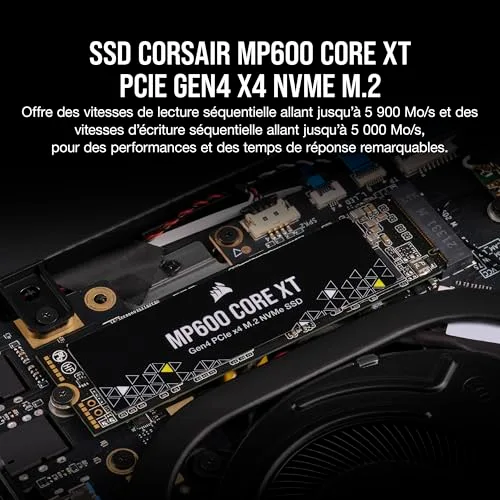 SSD Corsair MP600 CORE XT 2 To - vue 2