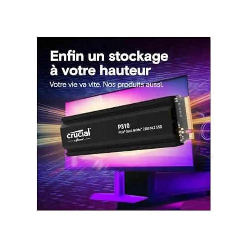 SSD Crucial P310 1 To PCIe Gen4 - vue 6