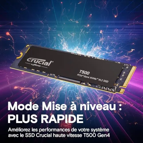SSD Crucial T500 1 To PCIe 4.0 - vue 4