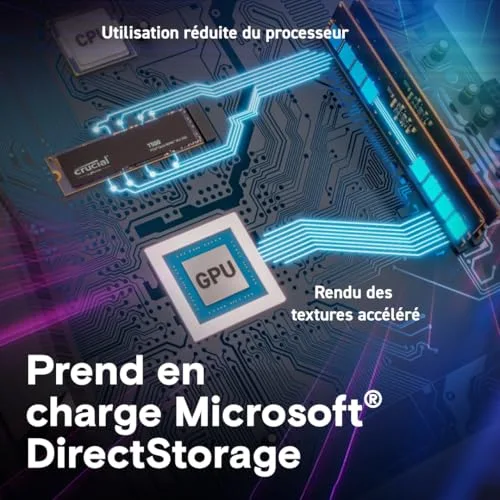 SSD Crucial T500 2 To - vue 5