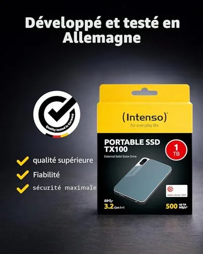 SSD Externe Intenso TX100 1TB - vue 9