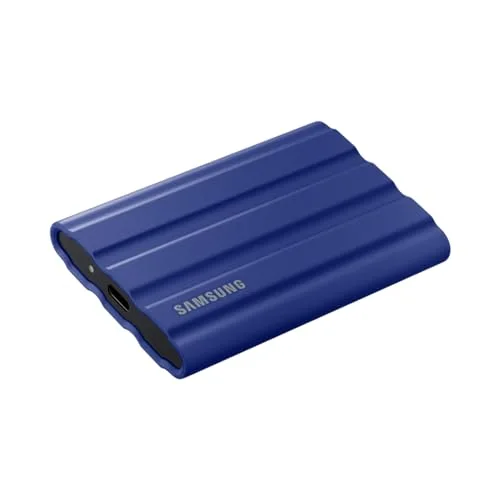 SSD Externe Samsung T7 Shield 2 To Bleu - vue 4