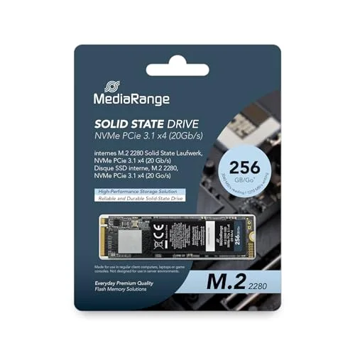 SSD MediaRange MR1031 256GB NVMe - vue 7